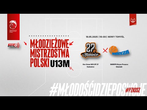 Sor-Drew UKS SP 27 Katowice - SNRRPK Bryza Pruszcz Gdański (1/2 MMP U13M)