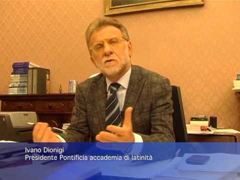 Dionigi all'Accademia Pontificia per il latino