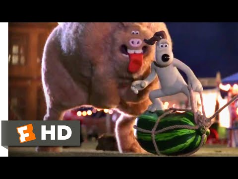 Wallace & Gromit: The Curse of the Were-Rabbit (2005) - Rabbit Bait Scene (8/10) | Movieclips