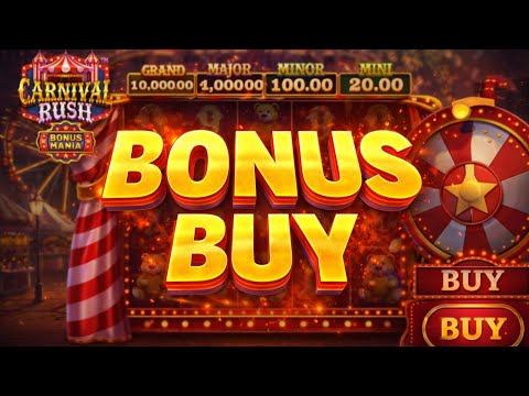 Carnival Rush – I Buy ONE Bonus and Get MULTIPLE! 💥 Big Surprise Bonus Buy! PLINKO !!!