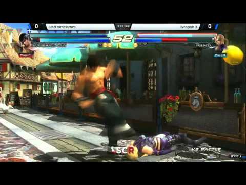 Just Frame James vs Weapon X - Tekken Tag 2 - SCR2014 DAY2