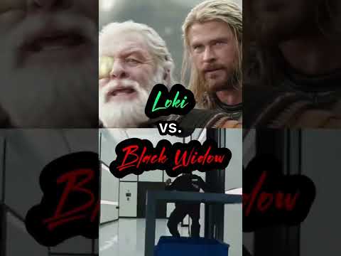 LOKI vs. BLACK WIDOW! (Marvel Spin the Wheel Part 11) #shorts #marvel