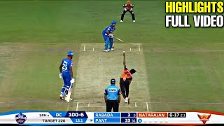 SRH vs DC Full Highlights IPL 2020 | Hyderabad vs Delhi Full Highlights IPL 2020