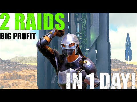 2 RAIDS IN 1 DAY! MASSIVE PROFIT CRYO TAMES - Official Arkpoc PvP