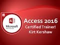 Microsoft Access 2016 Queries: Parameter Query Microsoft Access 2016 Queries: Parameter Query
