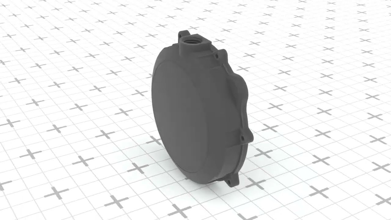 KTM Clutch Cover Outside 09 CNC Model 5513002600015 3D Print Model