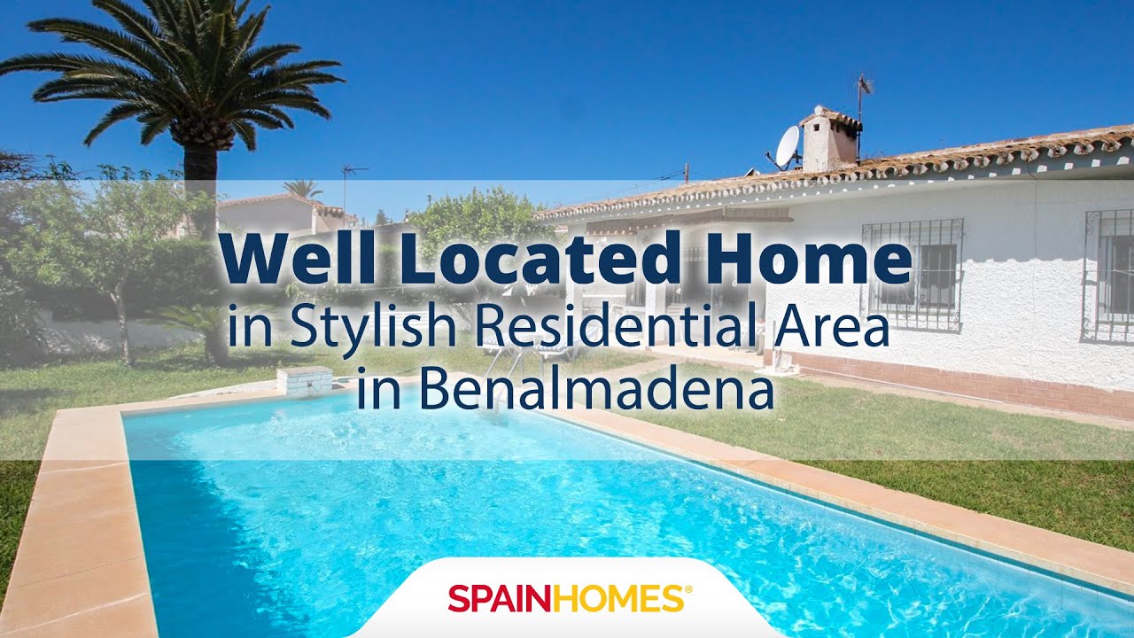 Well Located Home in Stylish Residential Area in Benalmadena