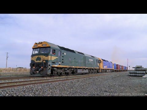 7902V Pacific National Mildura To Melbourne Container Train (15/4/2022) - PoathTV Australian Railway