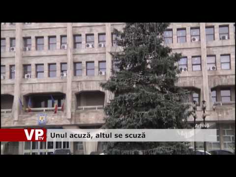 Unul acuză, altul se scuză