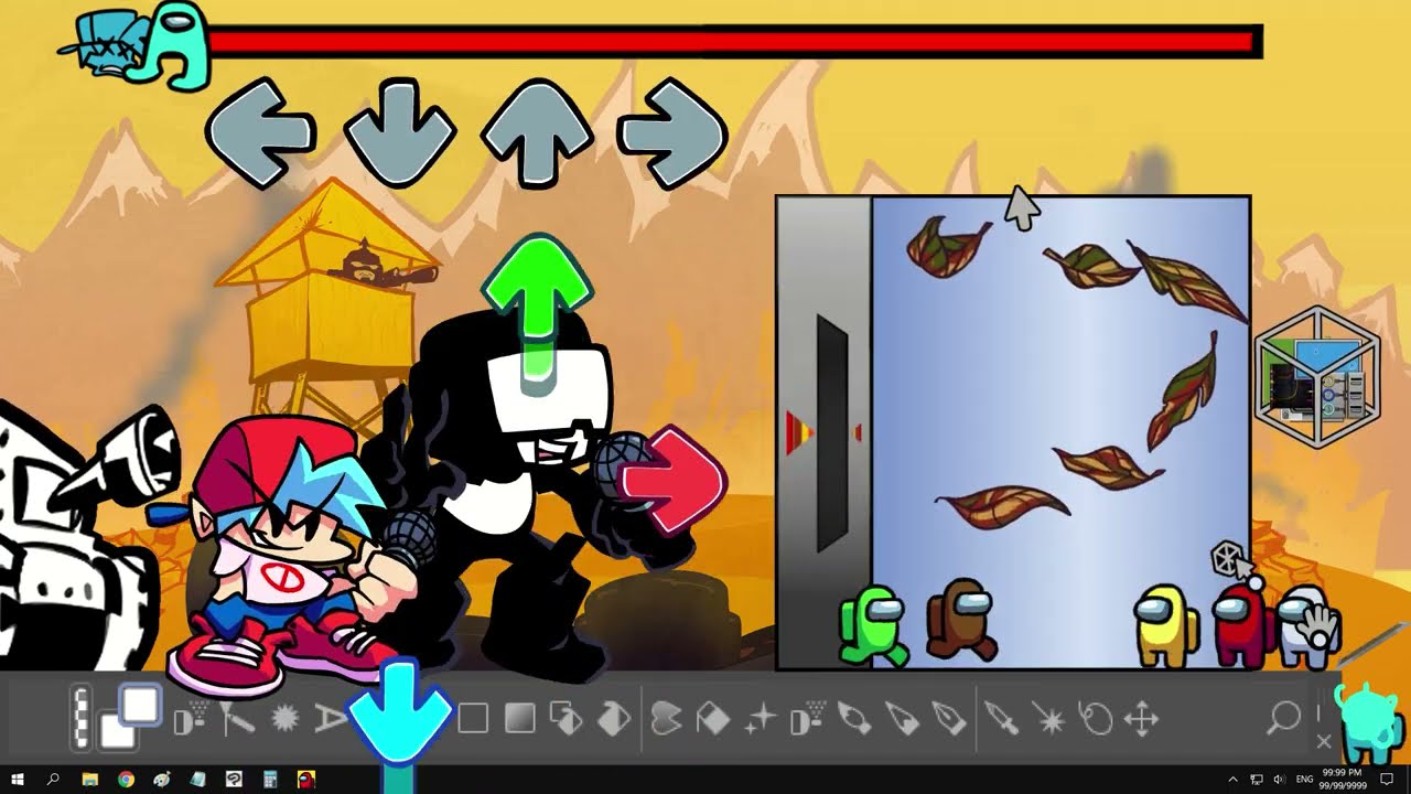 Among Us - OUT - Animation - EP15 | friday night funkin' UGH