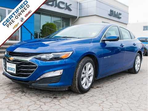 2023 Chevrolet Malibu 4dr Sdn 1LT in Blue for sale at Tom Smith Chevrolet Buick GMC Ltd. in Midland, ON