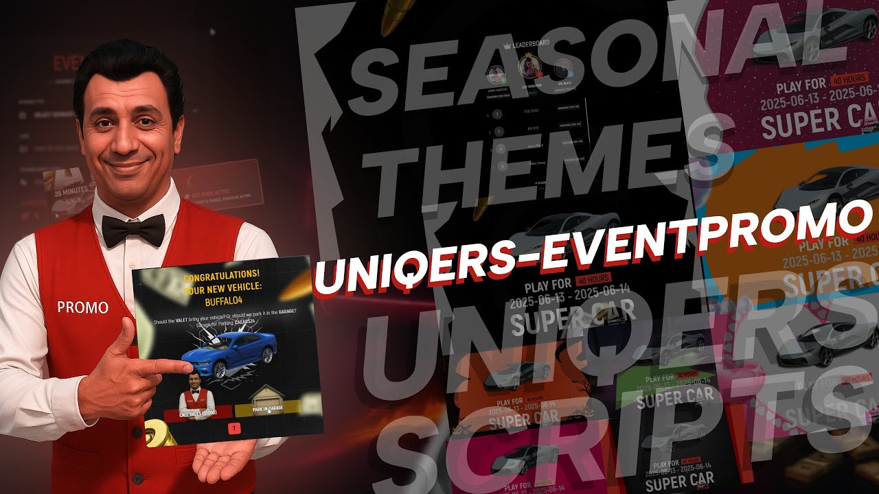 Special Event Promo Script - uniqers-eventpromo #esx #qbcore #qbox #playtime thumbnail 4