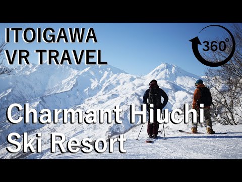 【Itoigawa Guided Tour】Charmant Hiuchi Ski Resort 4K 360°  VR Video