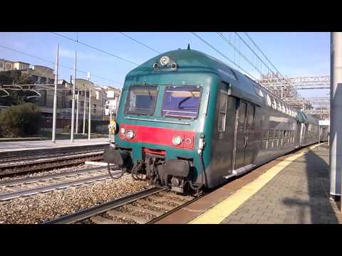 E464 018+6 2 piani, E464 080+8 piano ribassato - Monza 06/12/2016