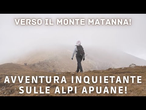 Apuan Alps - Mount Matanna shrouded in darkness #alpiapuane #trekking #mountains