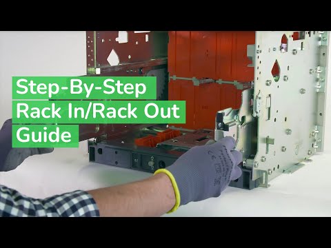 MasterPact MTZ2 - How to Rack in/Rack out a Drawout Device