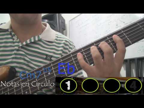 Lesson #7 - Introduction to Improvisation - Bass Guitar - Cm7b5