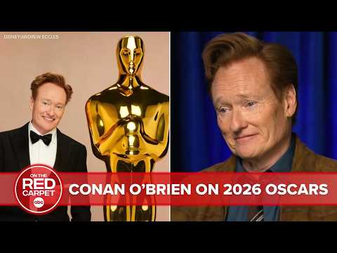 Conan O’Brien quiere unir a la gente en los Premios Óscar de 2026.