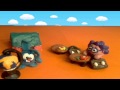 Пластилиновый мультфильм - "Смешарики в школе" 
