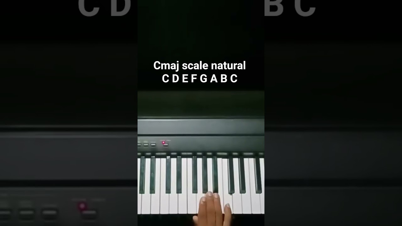 #2 (Cmaj scale) Natural breakdown. There are three C major scale.