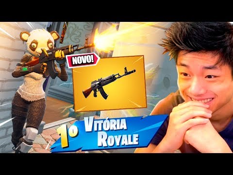 MELHOR DO QUE SCAR!!!? A NOVA ARMA DÁ MUITO DANO!!! FORTNITE: BATTLE ROYALE