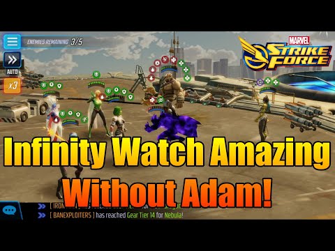 Infinity Watch Amazing without Adam! Build This Team! - MSF - Marvel Strike Force