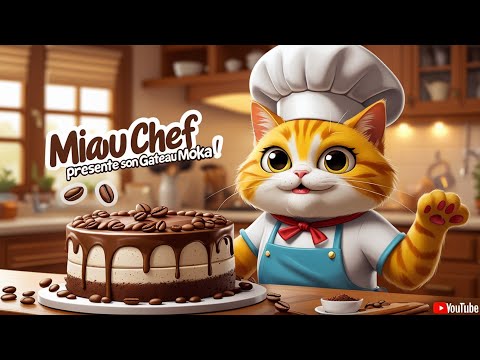 Miaou Chef vous dévoile sa recette de gâteau moka. #recetteanimalière