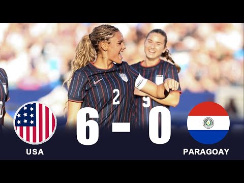 USWNT vs Paraguay W Highlights & All Goals 24/1/2026