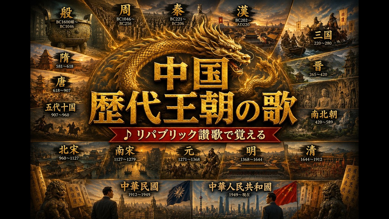 中国歴代王朝の歌