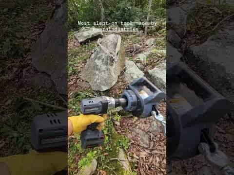 The WARN Drill Winch turns your drill into a 750 lb pulling machine. \ud83d\udee0\ufe0f\ud83d\udcaa