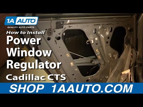 How To Replace Rear Power Window Regulator 03-07 Cadillac CTS