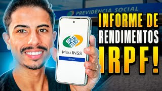 Como TIRAR INFORME DE RENDIMENTOS DO INSS pelo CELULAR | EXTRATO IMPOS