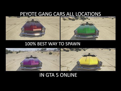 How To Get The RARE VAPID PEYOTE Gang Car In GTA 5 Online