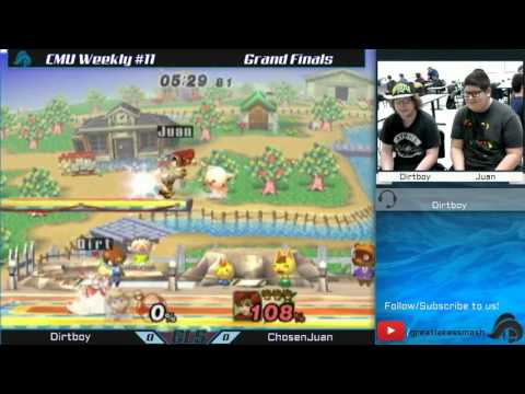 CMU Weekly Grand Finals - Dirtboy (Squirtle/Peach) vs. ChosenJuan (Roy)
