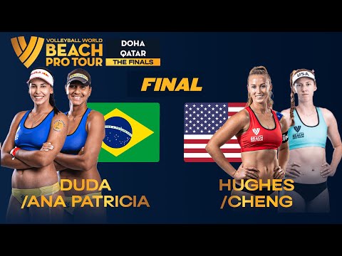 Duda/Ana Patrícia vs. Hughes/Cheng - Gold Match Highlights Doha 2023 #BeachProTour