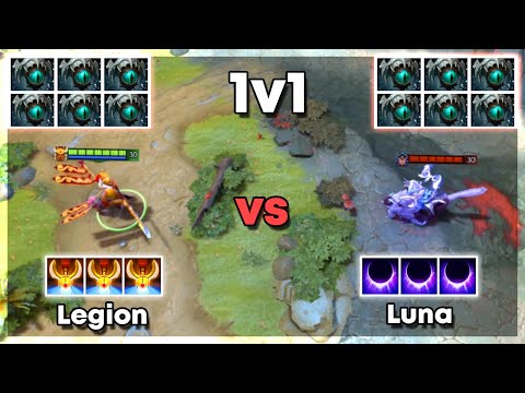 6x Skadi Legion vs 6x Skadi Luna - Dota 2 1v1