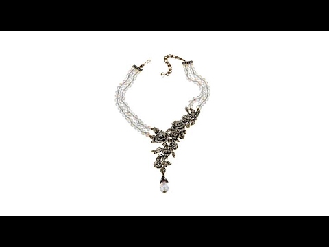 Heidi Daus "Blooming Romance" Crystal Drop Necklace