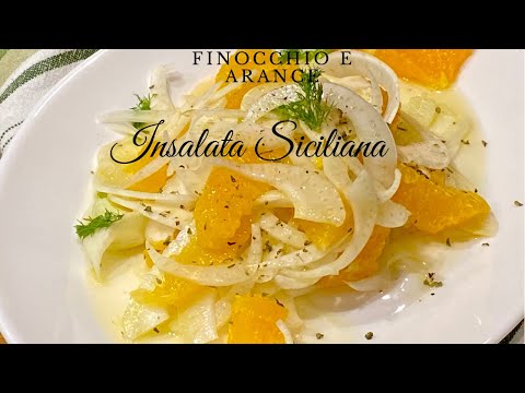 Insalata siciliana di finocchi e arance