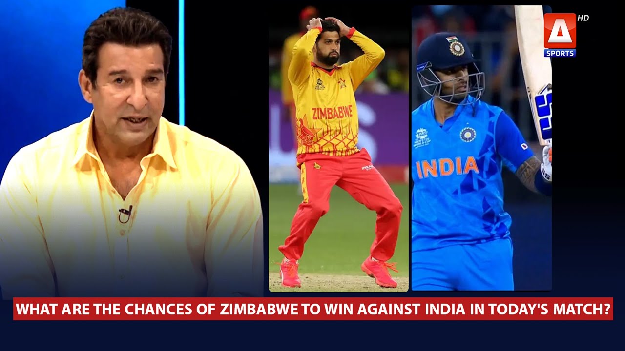 What are the chances of Zimbabwe to win against India in today's match