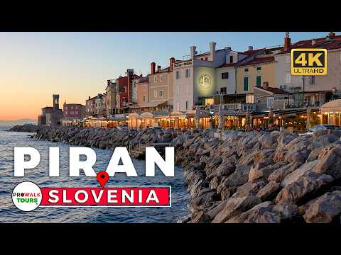 Piran, Slovenia Sunset Walk - Coastal Views & Historic Sights 🌅 | Prowalk Tours