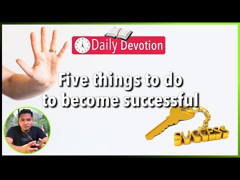 S2-Day 62: Five things to do to become successful - Matthew 13:18-23 (5 am Daily Devotion)