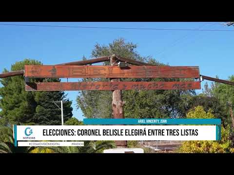ELECCIONES CORONEL BELISLE ELEGIRÁ ENTRE TRES LISTAS