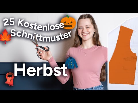 Super schöne, kostenlose Schnittmuster – für den Herbst (Freebooks zum Nähen)