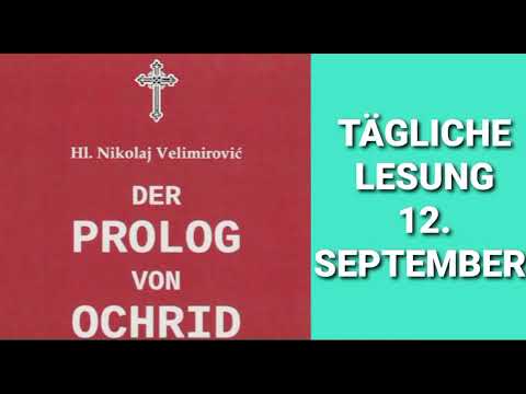 Der Prolog von Ohrid vom 12. (25.) September