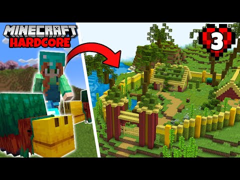 I Built a SNIFFER SANCTUARY in Hardcore Minecraft - Episode 3