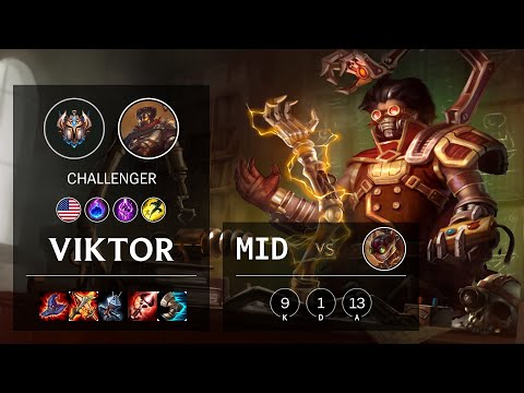 Viktor Mid vs Ziggs - NA Challenger Patch 10.16