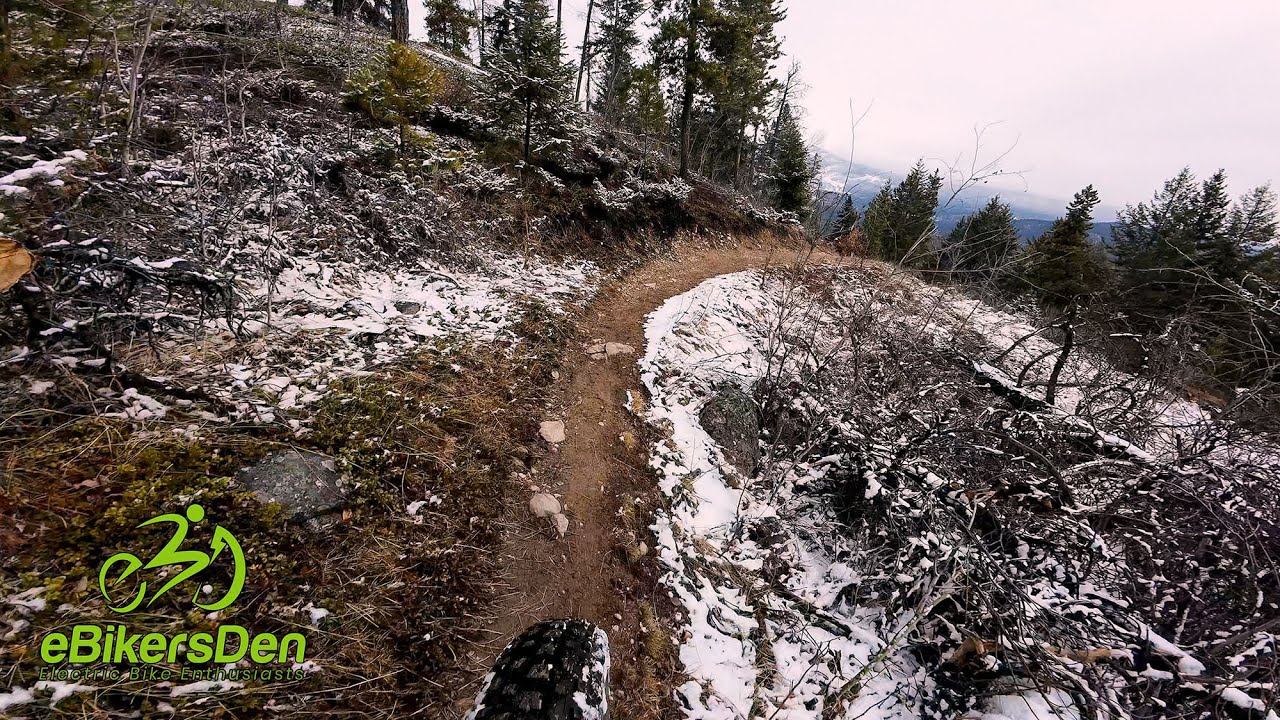 3 Switchback Trail to Jasper in Early Spring on Big Red (Fat Tire E-Bike) #ebike #jaspernationalpark