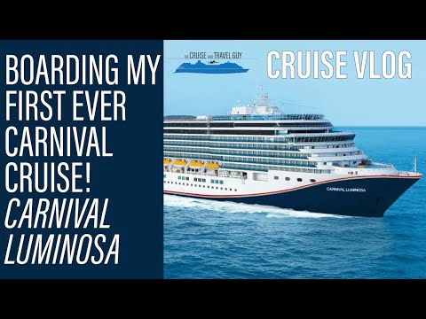 I'm about to board my *FIRST* Carnival Cruise! | Carnival Luminosa