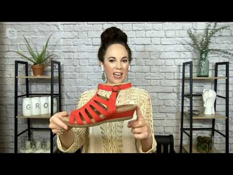 Earth Origins Suede Wedge Sandals - Pippa on QVC