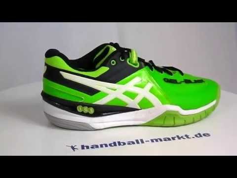 Asics Gel-Blast 6 Handballschuhe - neon green - 360° Ansicht